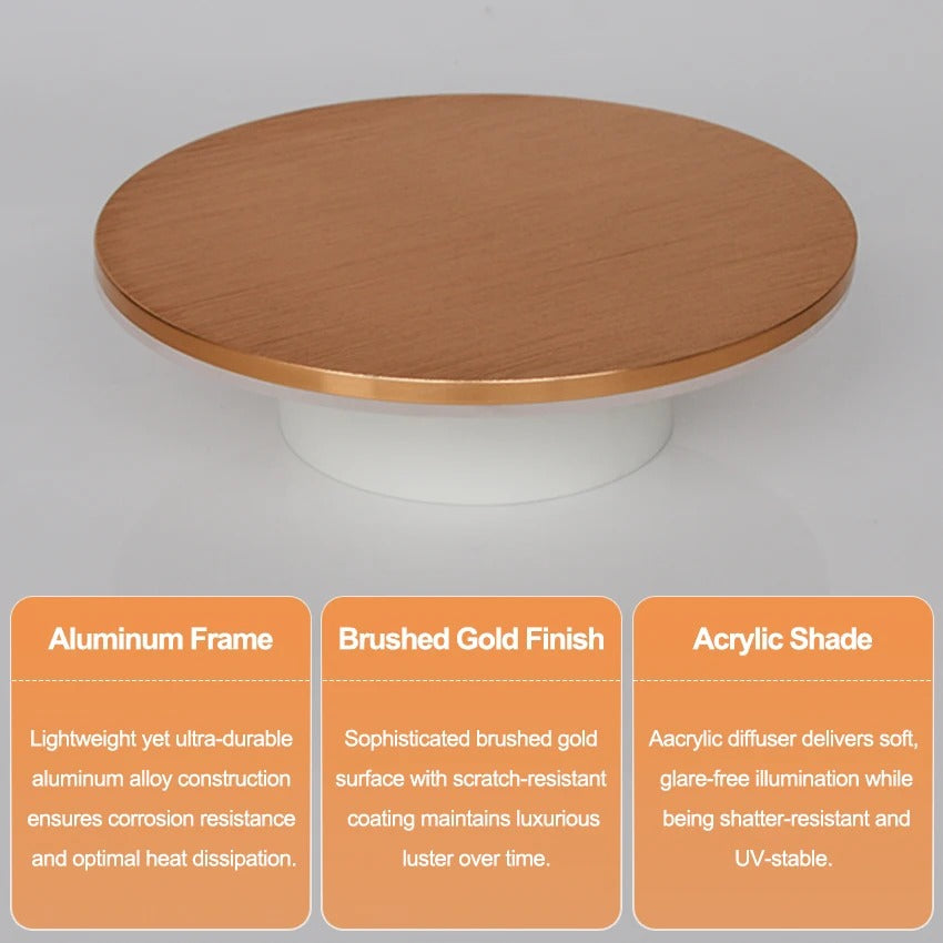 Moderne Ronde LED Wandlamp – Minimalistische Wandverlichting van Aluminium en Acryl – Ø15 of Ø20 cm voor Woonkamer en Slaapkamer