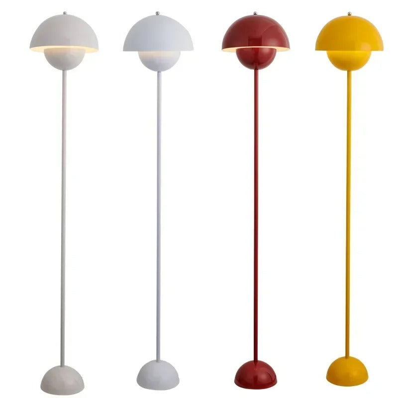 Moderne Crèmekleurige Vloerlamp – Minimalistische Staande Lamp met E27 Fitting – Sfeervolle LED Verlichting voor Woonkamer en Slaapkamer
