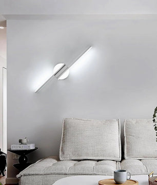Moderne LED Wandlamp – 55 cm Lineair Design – 22W 2475 Lumen – Koel Wit 6500K – Wit – Voor Woonkamer en Kantoor