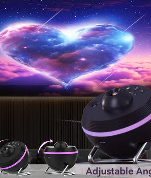 Galaxy Projector 13-in-1 – HD Sterrenhemel Nachtlamp & Planetarium Projector met Verwisselbare Dia’s, Rotatie & Timer