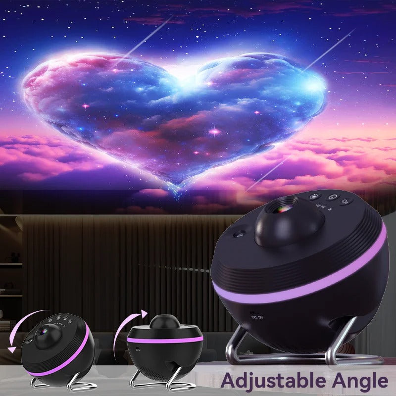 Galaxy Projector 13-in-1 – HD Sterrenhemel Nachtlamp & Planetarium Projector met Verwisselbare Dia’s, Rotatie & Timer