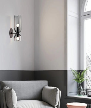Scandinavische Glazen Wandlamp – Minimalistisch Design met E14 LED – Luxe Wandverlichting voor Slaapkamer, Woonkamer en Hal