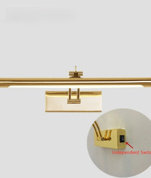 Moderne LED Badkamer Wandlamp – Waterdichte Spiegelverlichting van RVS met Schakelaar – 40, 55 of 70 cm