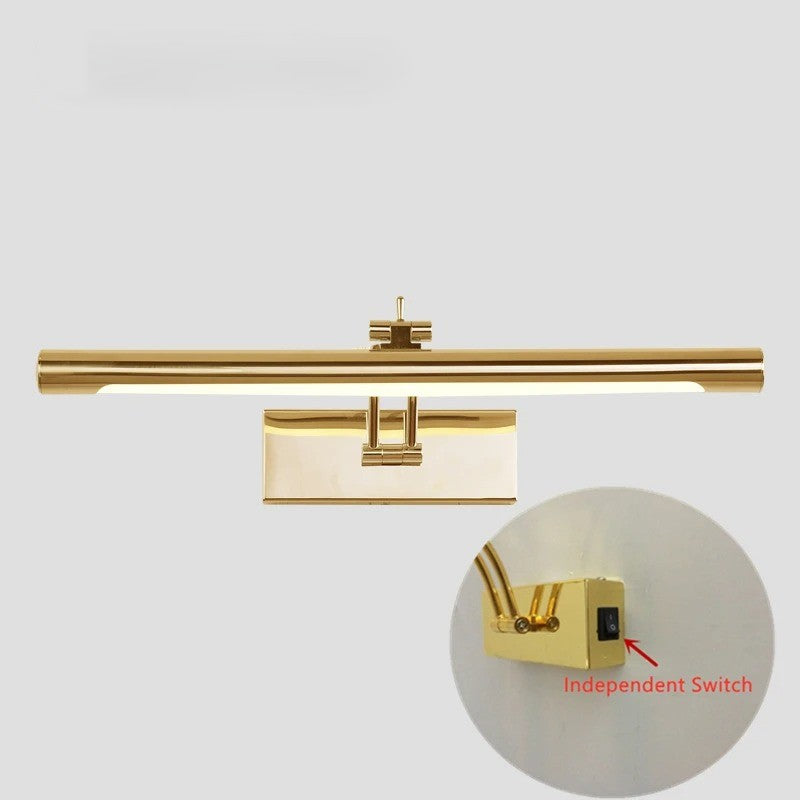 Moderne LED Badkamer Wandlamp – Waterdichte Spiegelverlichting van RVS met Schakelaar – 40, 55 of 70 cm