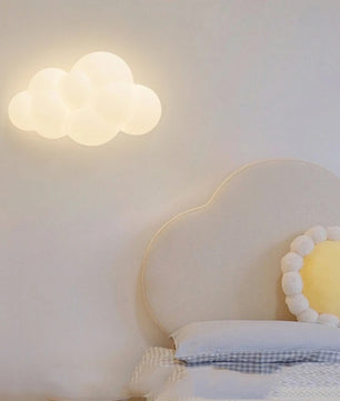 Wolk & Ster Wandlamp – Kinderkamer Verlichting, Sfeervol & Schattig voor Babykamer & Speelkamer