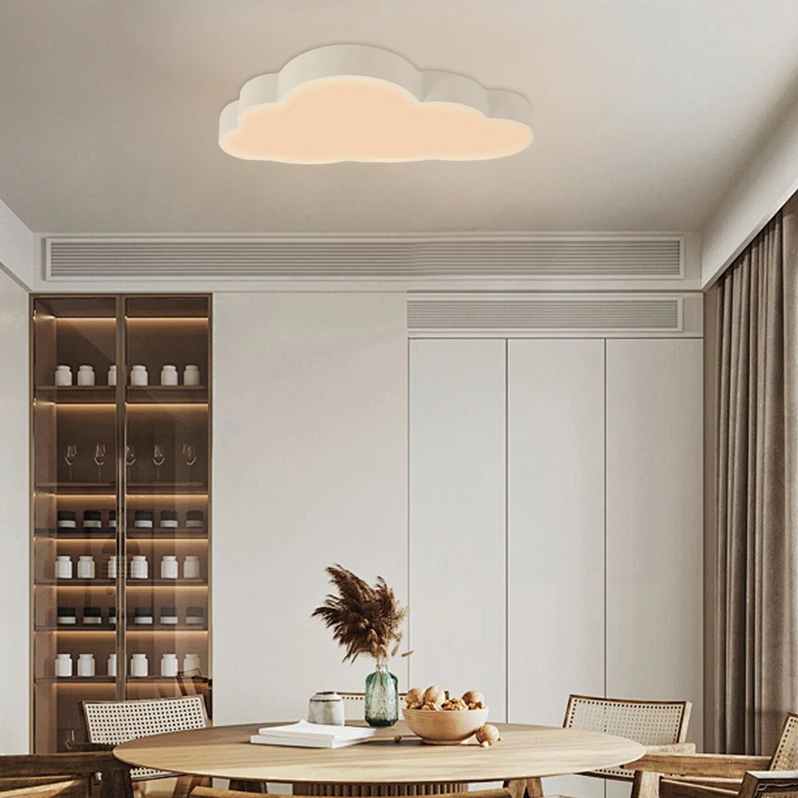 Wolkvormige LED Plafondlamp – 36W Warm Wit 3000K – Acryl Design Plafondverlichting voor Slaapkamer, Kinderkamer en Woonkamer