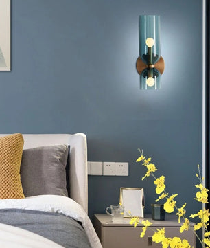 Scandinavische Glazen Wandlamp – Minimalistisch Design met E14 LED – Luxe Wandverlichting voor Slaapkamer, Woonkamer en Hal