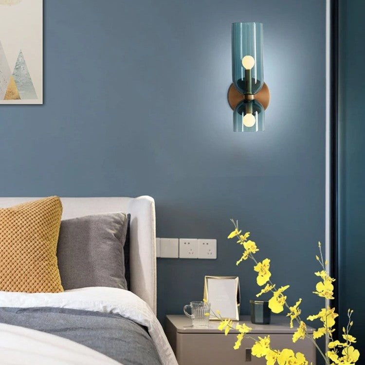 Scandinavische Glazen Wandlamp – Minimalistisch Design met E14 LED – Luxe Wandverlichting voor Slaapkamer, Woonkamer en Hal