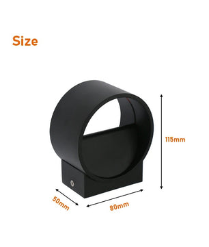 Ronde LED Wandlamp 6W – Moderne Aluminium Wandverlichting voor Woonkamer, Slaapkamer en Hal