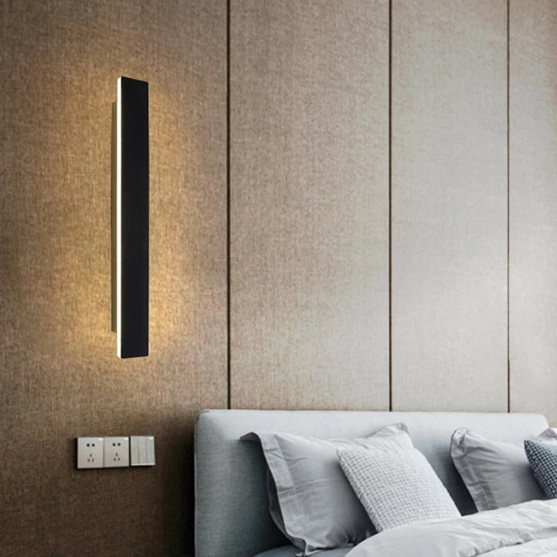 Moderne LED Lijn Wandlamp – 40 cm Minimalistisch Design, 15W voor Woonkamer, Slaapkamer & Gang