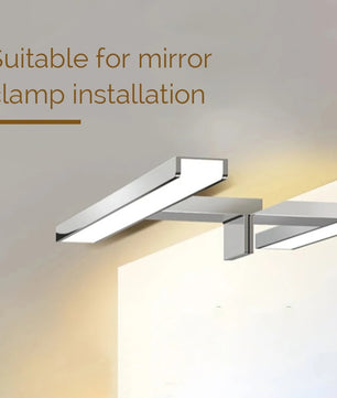 LED Spiegelverlichting Badkamer van RVS – 6W of 8W, 6000K Koud Wit, IP44 Waterdicht – Moderne Wandlamp voor Spiegel en Make-up