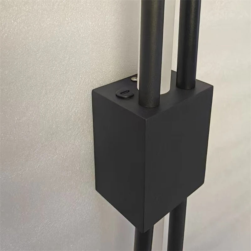 Moderne Acryl Wandlamp – LED Pijpvormig Design met Afstandsbediening en Oplaadfunctie – Minimalistische Wandverlichting voor Slaapkamer en Woonkamer