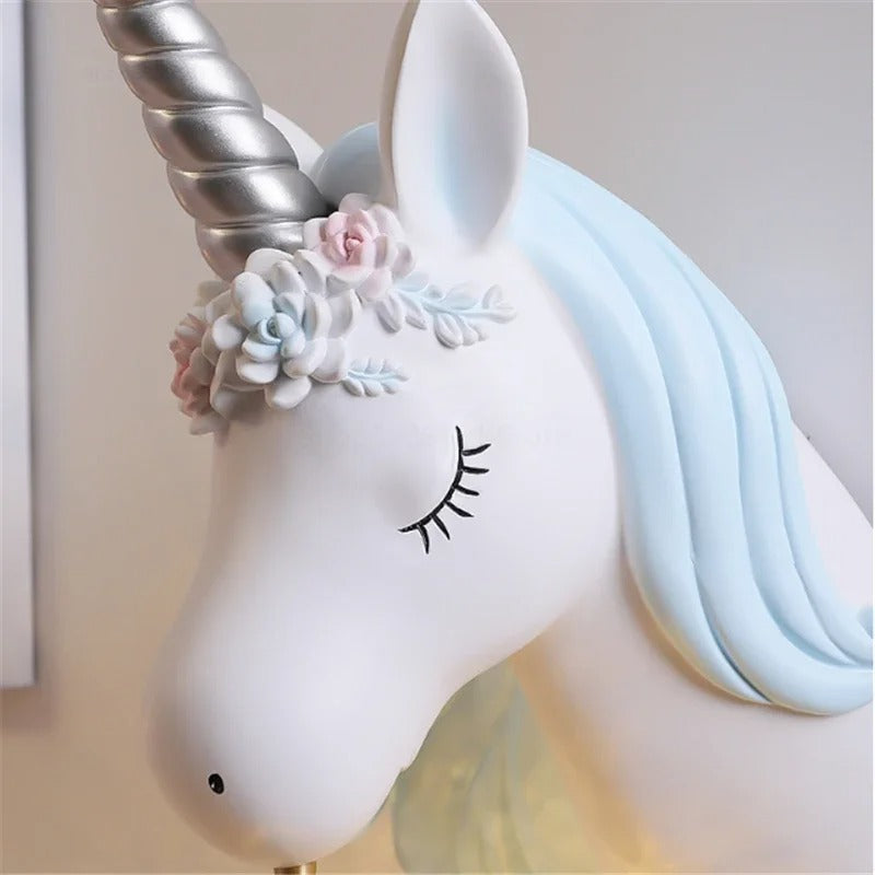 Eenhoorn Wandlamp – Schattige Nordic Wandverlichting voor Kinderkamer en Slaapkamer