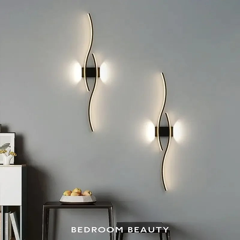 Moderne LED Wandlamp – Minimalistisch Design voor Slaapkamer, Woonkamer en Gang