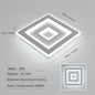 Moderne Vierkante LED Plafondlamp – 42W Acryl Wit – Heldere Basisverlichting voor Slaapkamer, Woonkamer en Keuken