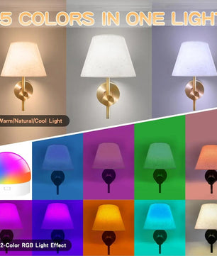 Draadloze RGB LED Wandlamp – Oplaadbare Magnetische Wandverlichting met Afstandsbediening en Dimbaar Licht