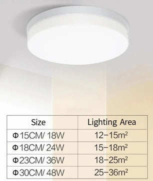 Ultradunne Ronde LED Plafondlamp – Ø30 cm – Modern Design – Energiezuinige LED Verlichting voor Woonkamer en Slaapkamer
