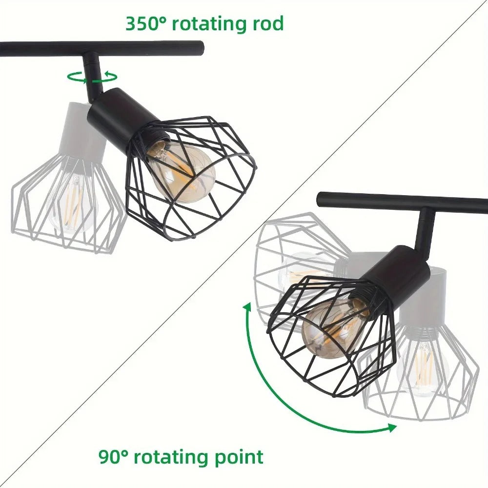 Verstelbare Aluminium LED Plafondlamp – Ø50 cm Ultradun Design – Richtbaar en Modern met Geborstelde Afwerking voor Woonkamer, Eetkamer en Kantoor