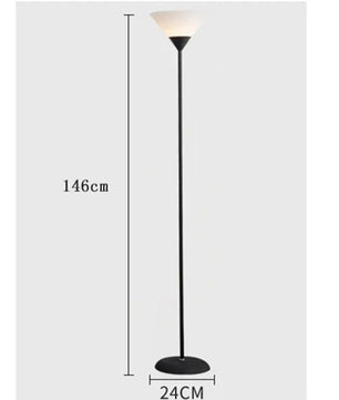 Creatieve LED Vloerlamp – Zwart Wit Design – Moderne Decoratieve Staande Lamp voor Woonkamer en Slaapkamer