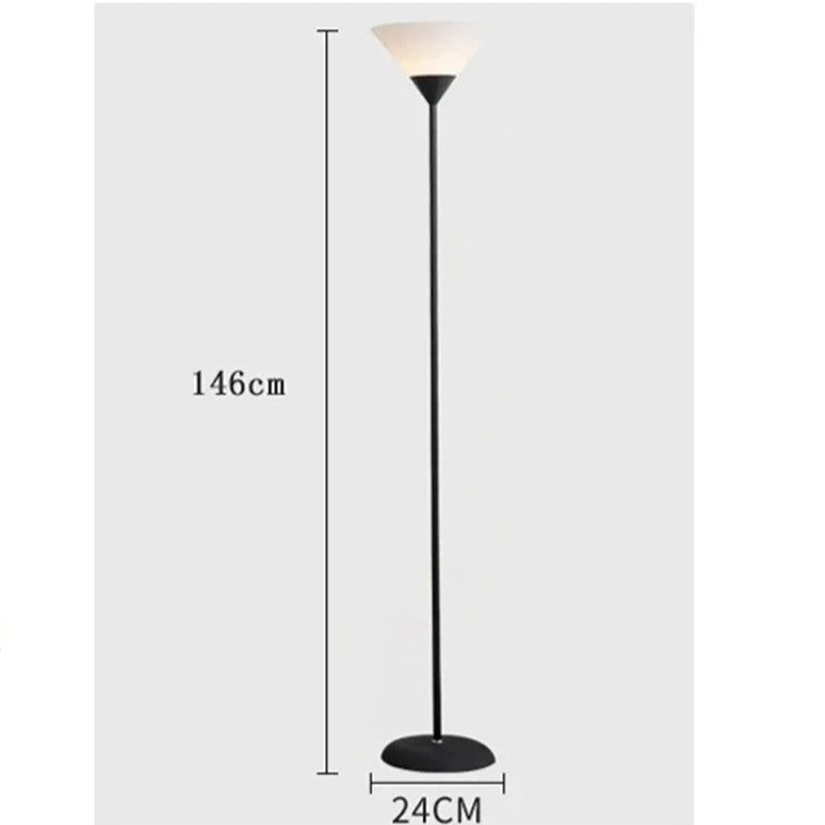 Creatieve LED Vloerlamp – Zwart Wit Design – Moderne Decoratieve Staande Lamp voor Woonkamer en Slaapkamer