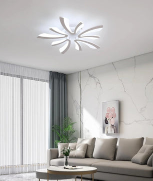 Moderne LED Plafondlamp 50W – V-Vormige 5-Kops Designlamp – Acryl – Neutraal of Koud Wit – 5625 Lumen