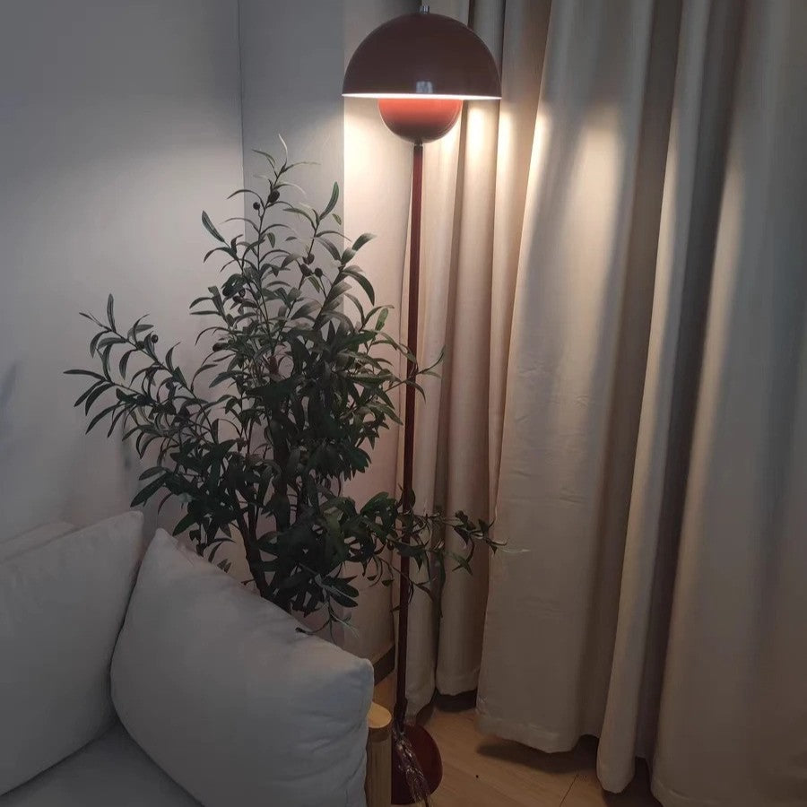 Moderne Crèmekleurige Vloerlamp – Minimalistische Staande Lamp met E27 Fitting – Sfeervolle LED Verlichting voor Woonkamer en Slaapkamer