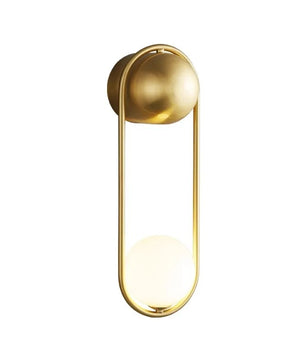 Minimalistische LED Wandlamp – Nordic Luxe Design met Metaal en Mat Glas – Moderne Wandverlichting voor Slaapkamer, Hal en Woonkamer