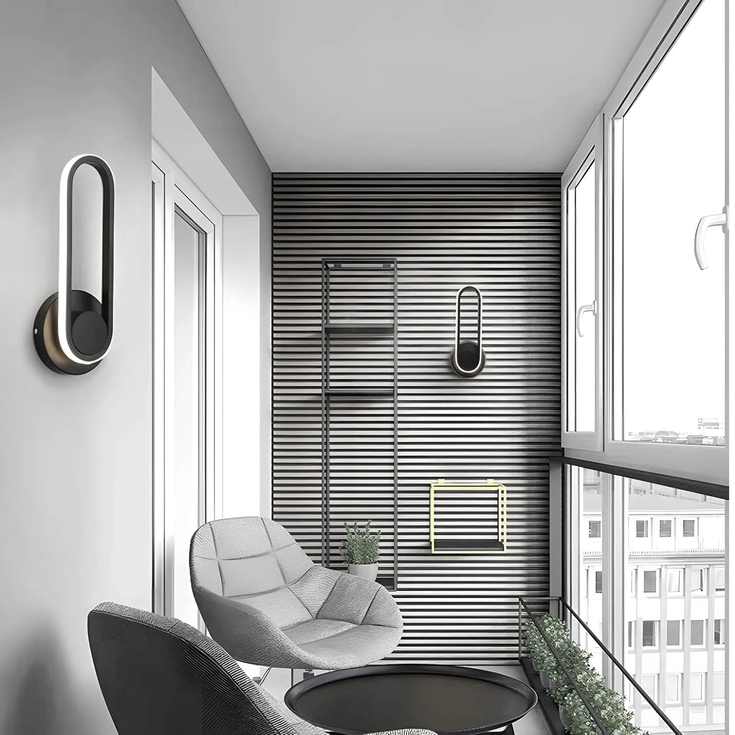 Moderne LED Wandlamp – 330° Draaibaar en Verstelbaar – Zwarte Metalen Wandverlichting 8W 6500K voor Slaapkamer, Woonkamer & Hal