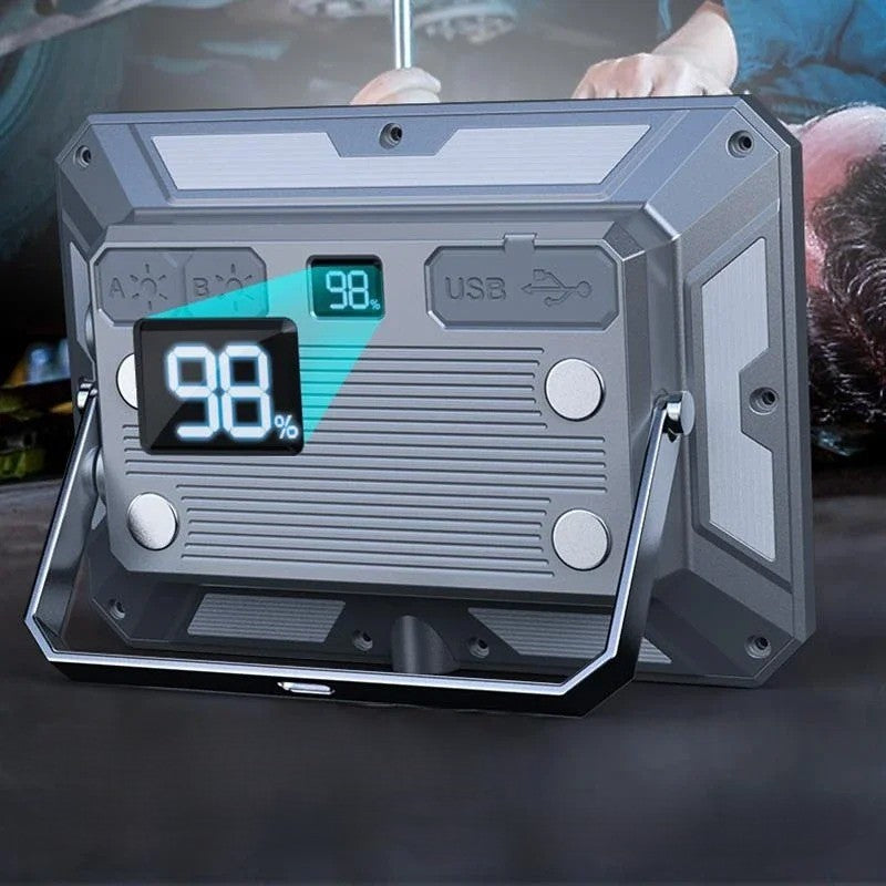 Oplaadbare LED Campinglamp met Zoeklicht – 1000 Lumen, Waterdicht, Dimbaar & Powerbank – Draagbare Noodverlichting voor Outdoor & Kamperen