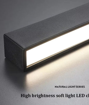 LED Lineaire Plafondlamp 53 cm – Aluminium Opbouwlamp 18W met Hoge CRI – Moderne Scandinavische LED Verlichting voor Binnen