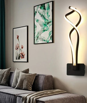 Moderne Minimalistische LED Wandlamp – Strakke Aluminium Wandverlichting met 3 Lichtkleuren voor Slaapkamer, Woonkamer en Gang