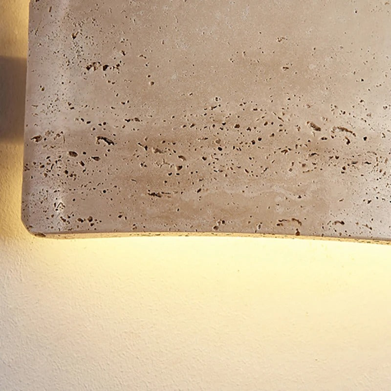 Natuursteen LED Wandlamp – Minimalistische Sfeerverlichting voor Slaapkamer, Keuken en Gang