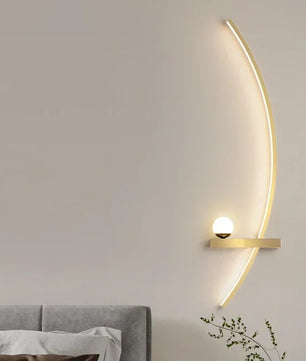 Moderne LED Wandlamp – Minimalistische Strepen Wandverlichting voor Slaapkamer, Woonkamer & Hal