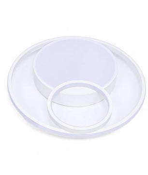 Moderne LED Plafondlamp – Ø48 cm Rond Design van Acryl en IJzer – 55W Dimbaar 3000K–6500K voor Woonkamer, Slaapkamer en Keuken