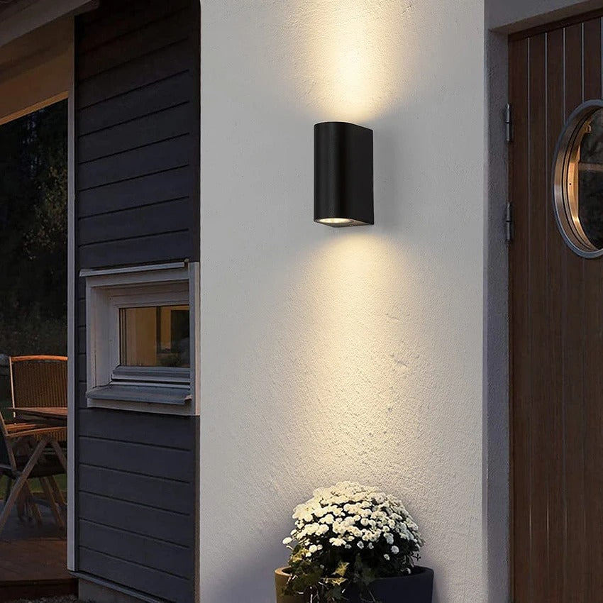 Waterdichte GU10 Wandlamp – Moderne Aluminium Buitenverlichting voor Tuin, Veranda en Terras