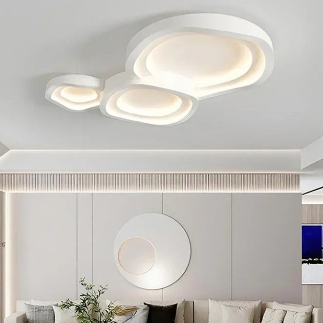 Minimalistische Witte LED Plafondlamp – Moderne Aluminium Plafondverlichting – Mat Design voor Woonkamer en Slaapkamer