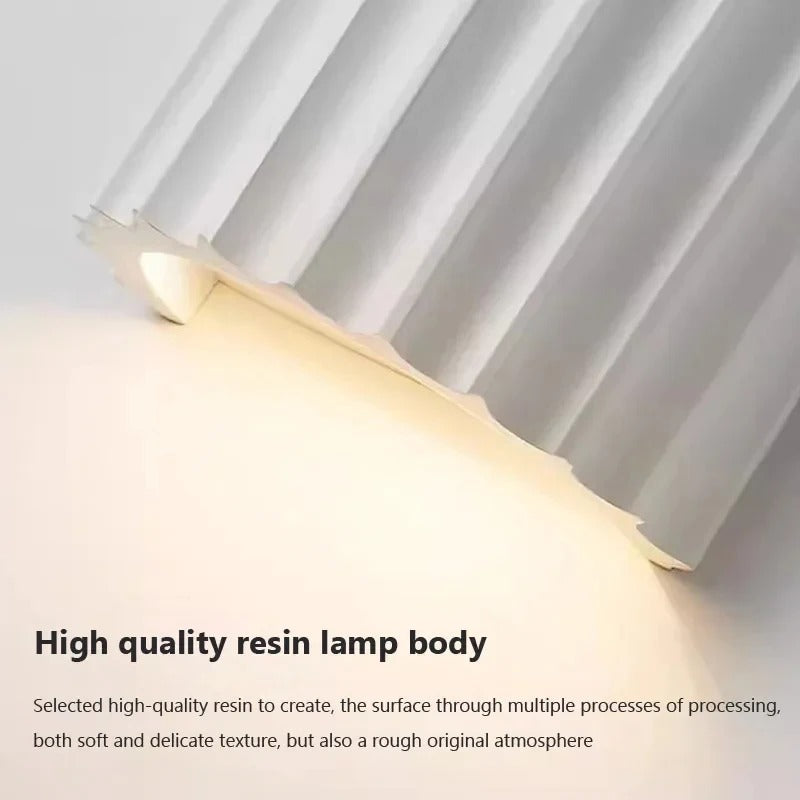 Moderne Hars LED Wandlamp – Macaron Design Sfeerverlichting voor Woonkamer en Slaapkamer
