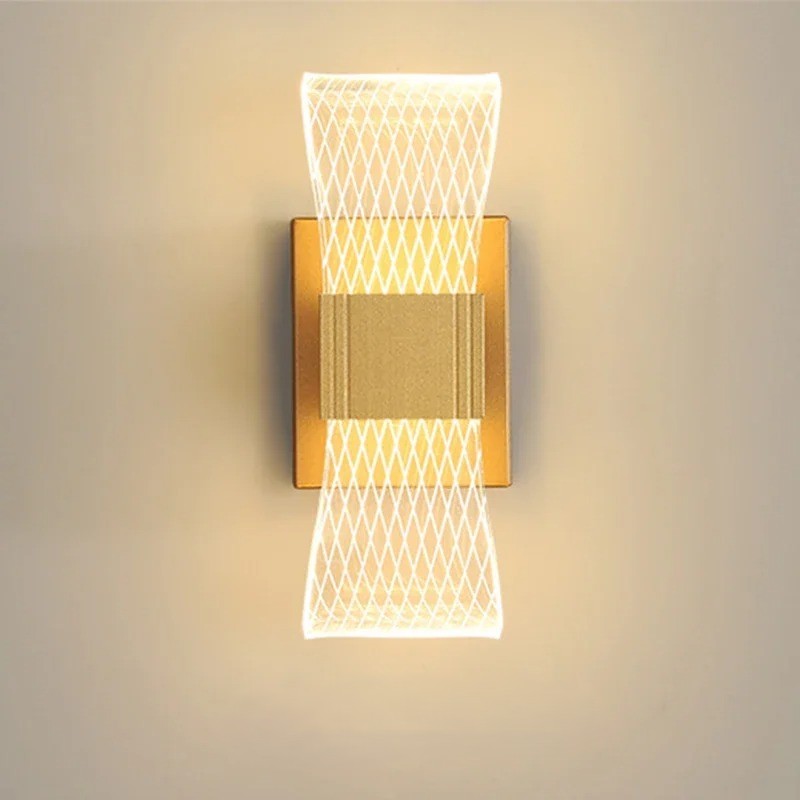 Nordic Luxe LED Wandlamp – Scandinavische Aluminium Wandverlichting voor Slaapkamer en Woonkamer