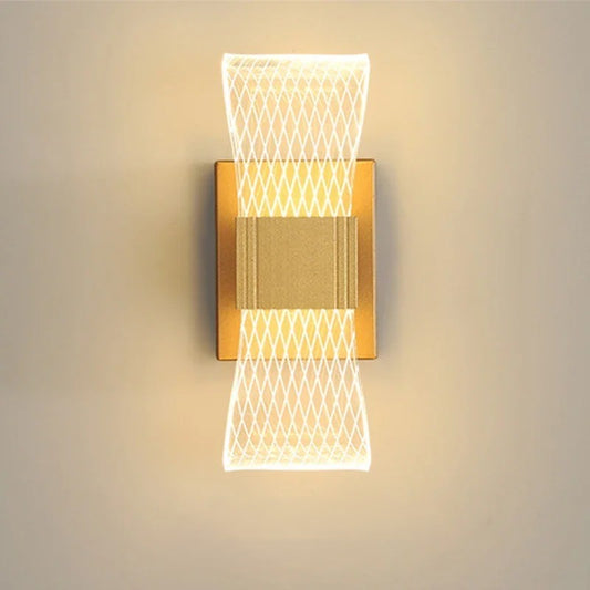Nordic Luxe LED Wandlamp – Scandinavische Aluminium Wandverlichting voor Slaapkamer en Woonkamer