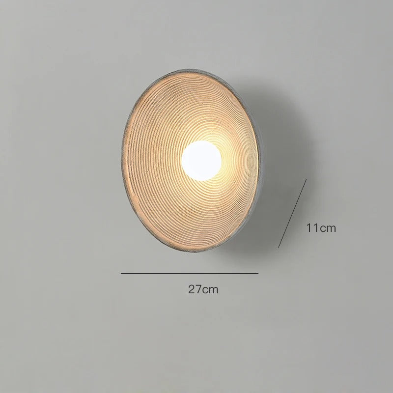 Moderne LED Wandlamp – Resin en Mat Glas – Omhoog en Omlaag Verlichting – Minimalistische Wandverlichting voor Woonkamer en Slaapkamer