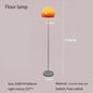 Bauhaus Retro Glazen Tafellamp – Paddenstoel Lamp met Oranje Gradiënt – Decoratieve Sfeerlamp voor Woonkamer en Slaapkamer