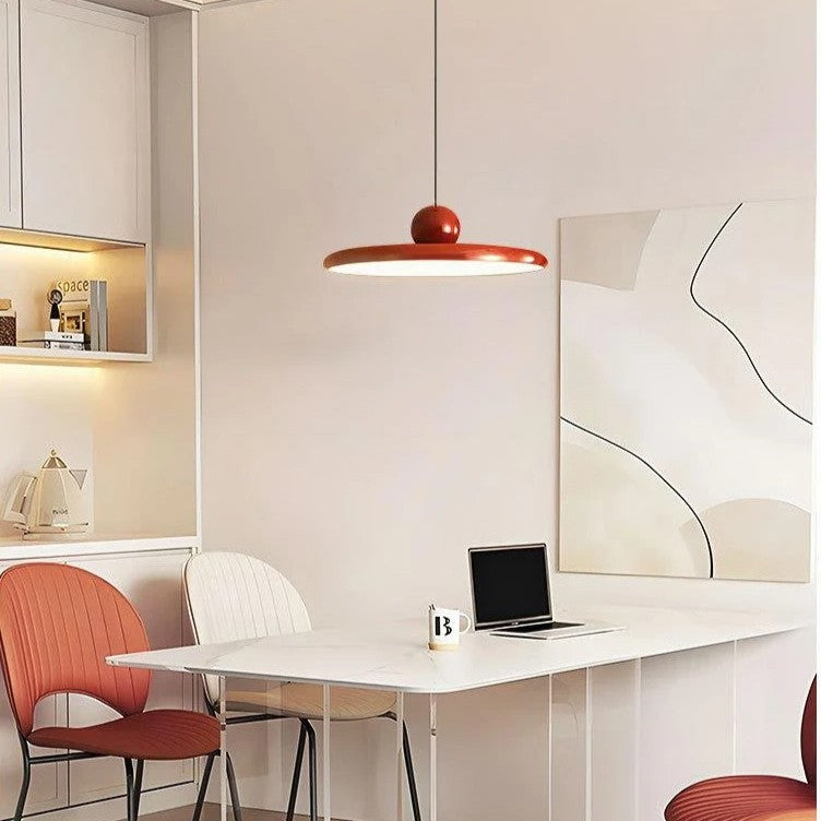 Nordic UFO Kroonluchter – Ultradunne Moderne Hanglamp voor Woonkamer, Restaurant & Werkruimtes