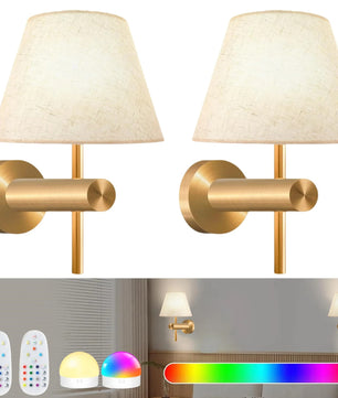 Draadloze RGB LED Wandlamp – Oplaadbare Magnetische Wandverlichting met Afstandsbediening en Dimbaar Licht