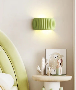Franse Art Deco Wandlamp – Moderne Europese Wandverlichting van Hars en IJzer voor Slaapkamer, Woonkamer en Gang