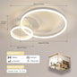 Moderne Ronde LED Plafondlamp – 42W LED Verlichting van Acryl en Aluminium voor Woonkamer, Keuken en Slaapkamer