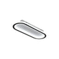 Ultradunne LED Plafondlamp 33W – Zwart Wit Design 41 cm – Koel Wit 6500K – 3712 Lumen – Slechts 4,8 cm Hoog