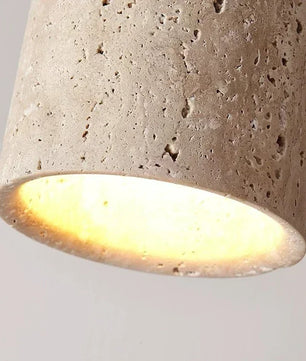 LED Plafondlamp Japanse Stijl – Ronde Opbouwlamp van Steen en Hout – Minimalistische LED Binnenverlichting 220V