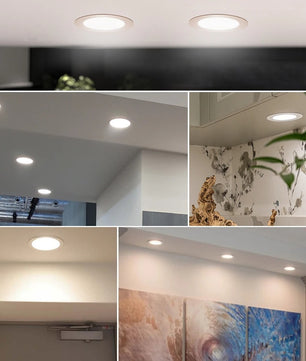 Set van 10 LED Inbouw Downlights – Ronde Plafondspots 220V met SMD2835 LED – Energiezuinige Verzonken LED Spots voor Binnen