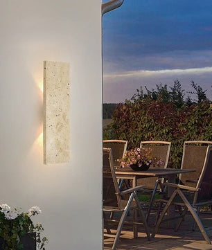 Moderne Buiten Wandlamp LED – Waterdicht Design met Natuursteen – Gevel en Wandverlichting Binnen en Buiten