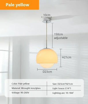Ronde Hanglamp – Moderne Balvormige Plafondlamp voor Woonkamer, Restaurant & Café